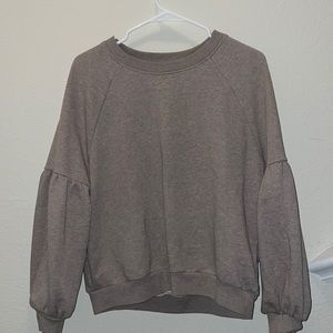 Aerie puffy sleeve crewneck